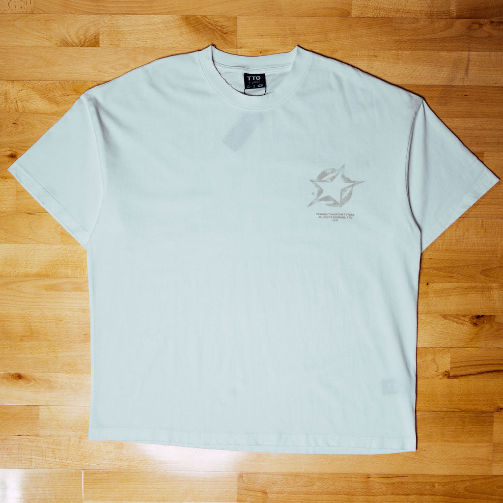 "NEXT UP" OVERSIZED TEE [WHITE]