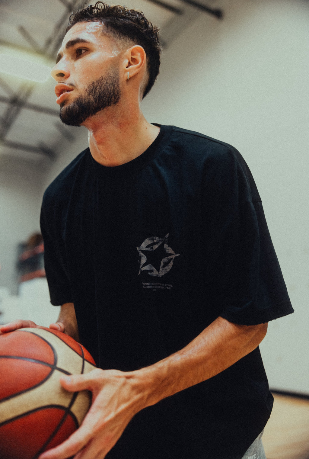 VINTAGE OVERSIZED TEE [BLACK]